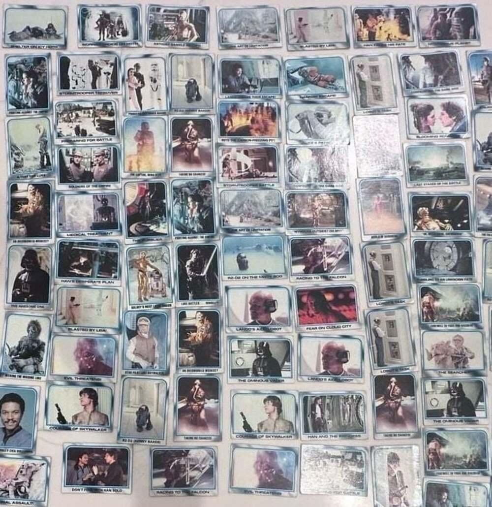 1980 Topps Star Wars The Empire Strikes Back ~144 Trading Card Collection